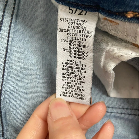 RE generation conscious jeans curvy high rise skinny jeans Sz 5/27 - Picture 7 of 11